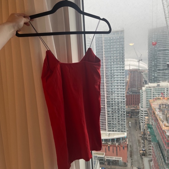 Free People Intimately 2 in 1 Seamless Cami tank top red size XS / S New - Picture 7 of 7